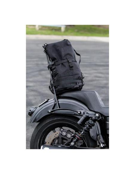 BURLY VOYAGER SISSY BAR BACKPACK CORDURA NOIRE