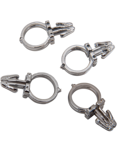 CLIPS DE CÂBLAGE POUR GUIDON CHROMÉS 1/2"