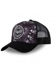 GORRA VON DUTCH NEGRA TRUCKER SNAPBACK BANDANA