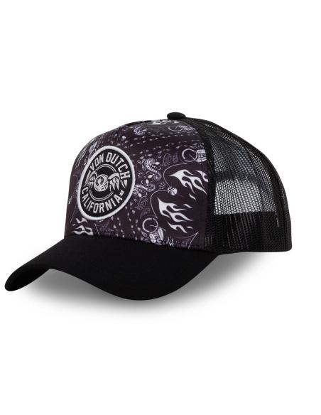 Acquista Cappellino Von Dutch Nero Trucker Snapback Bandana a prezzo scontato