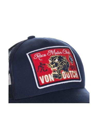 Acquista Cappellino Vondutch Blu Trucker Snapback Famous a prezzo scontato
