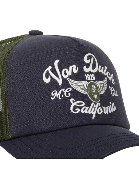 Acquista Cappellino Von Dutch Blu Trucker Snapback Crew a prezzo scontato