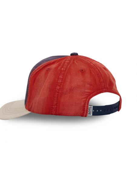 Acquista Cappellino Vondutch Blu e Rosso Baseball Strapback / Fibbia Xavier in offerta