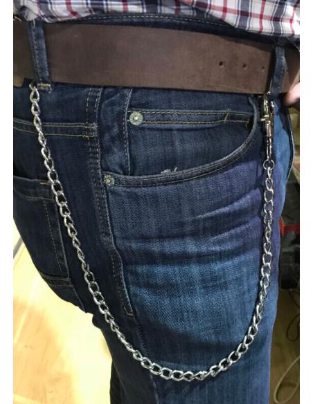 Comprar Cadena Para Cartera Cromada Sencilla Larga 60 Cm a precio de oferta
