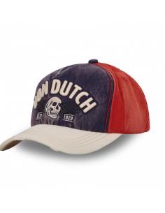 GORRA VONDUTCH AZUL Y ROJA BASEBALL STRAPBACK / HEBILLA...
