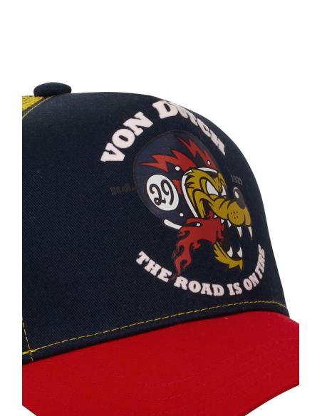 Acquista Cappello Vondutch Blu Trucker Snapback Wolf a prezzo scontato