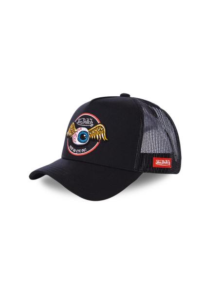 Acquista Cappellino Vondutch Nero Trucker Snapback Rag a prezzo scontato
