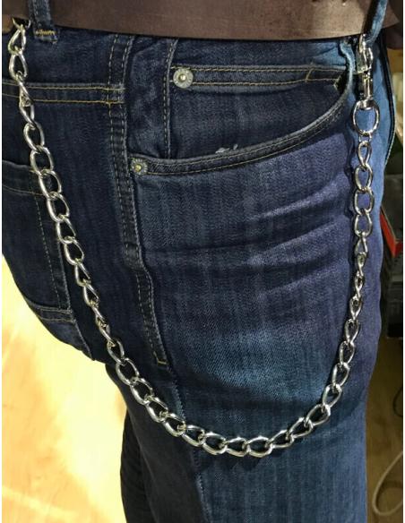 Cadena Para Cartera Cromada Ancha Mediana 60 Cm