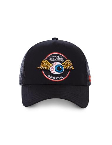 Acquista Cappellino Vondutch Nero Trucker Snapback Rag a prezzo scontato