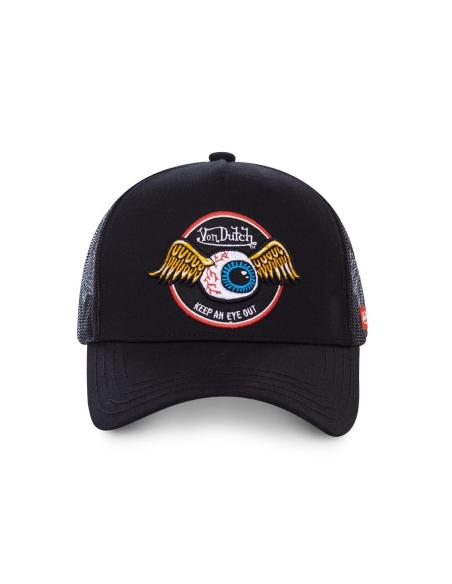 Acquista Cappellino Vondutch Nero Trucker Snapback Rag a prezzo scontato