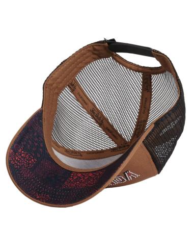 CASQUETTE VON DUTCH MARRON TRUCKER SNAPBACK STUD