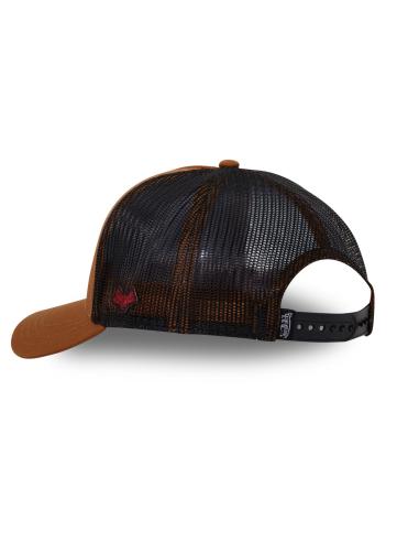 Acquista Cappellino Von Dutch Marrone Trucker Snapback Stud a prezzo scontato