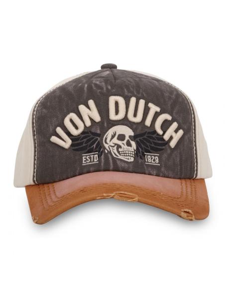 BONÉ VON DUTCH AMARELO BASEBALL STRAPBACK / FIVELA EFEITO DESGASTADO XAVIER