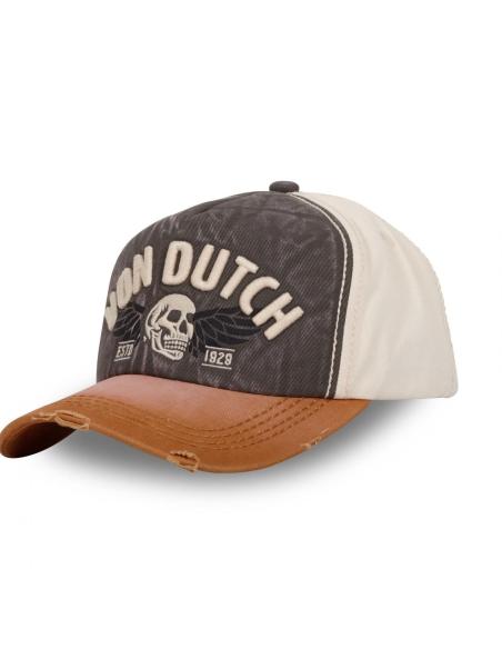 BONÉ VON DUTCH AMARELO BASEBALL STRAPBACK / FIVELA EFEITO DESGASTADO XAVIER
