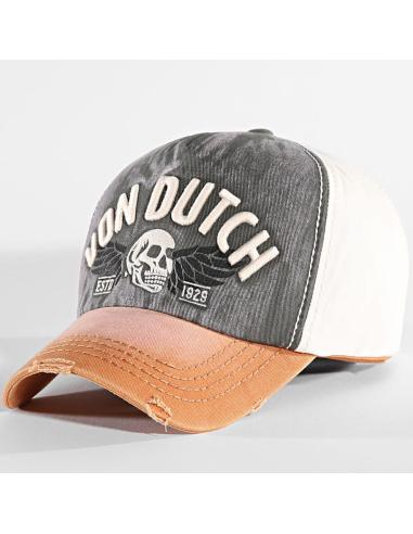BONÉ VON DUTCH AMARELO BASEBALL STRAPBACK / FIVELA EFEITO DESGASTADO XAVIER