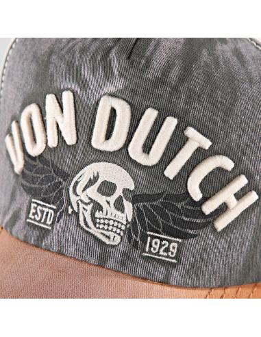 BONÉ VON DUTCH AMARELO BASEBALL STRAPBACK / FIVELA EFEITO DESGASTADO XAVIER