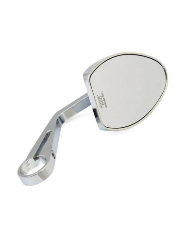 FERRARA HANDLEBAR END MIRROR CHROMED / HOMOLOGATED