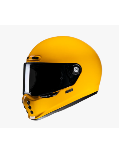 CASQUE V10 HJC HELMETS YELLOW - QUAND LE VINTAGE RENCONTRE LA TECHNOLOGIE