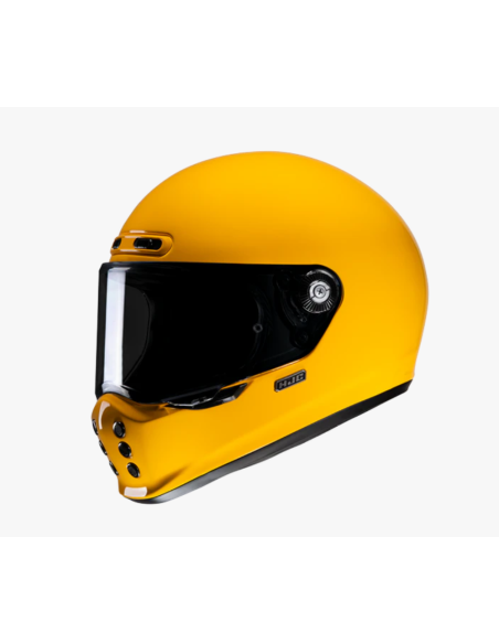 CAPACETE V10 HJC HELMETS YELLOW - ONDE O VINTAGE ENCONTRA A TECNOLOGIA