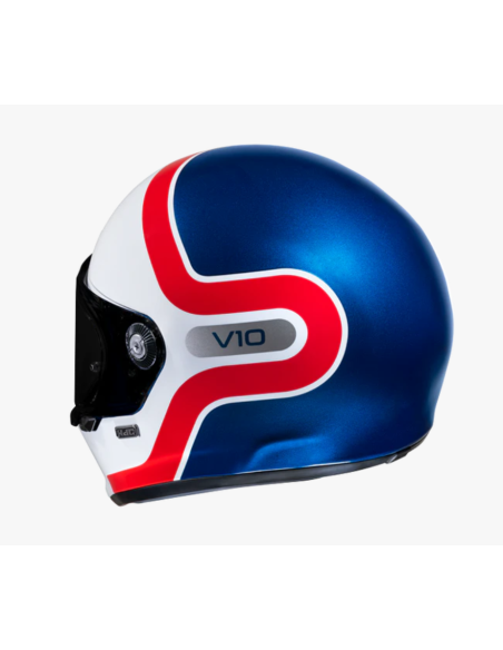 Acquista Casco V10 Hjc Helmets Decorazione Uva Grape Mc21Blu, Bianco e Rosso a prezzo scontato