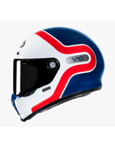 Comprar Casco V10 Hjc Helmets Decoración Uva Grape Mc21Azul, Blanco Y Rojo a precio de oferta
