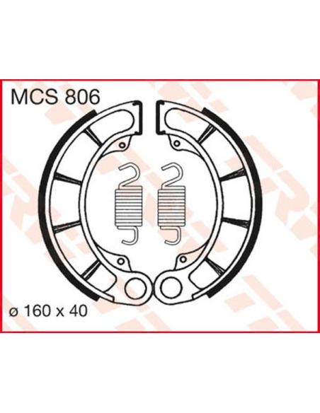 SAPATAS DE FREIO TRW MCS806 PARA MOTOCICLETAS HONDA