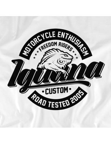 Acquista Maglietta Iguana Custom Road Tested Bianca a prezzo scontato