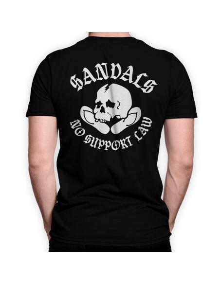 SANDALS NO SUPPORT LAW IGUANA CUSTOM T-SHIRT