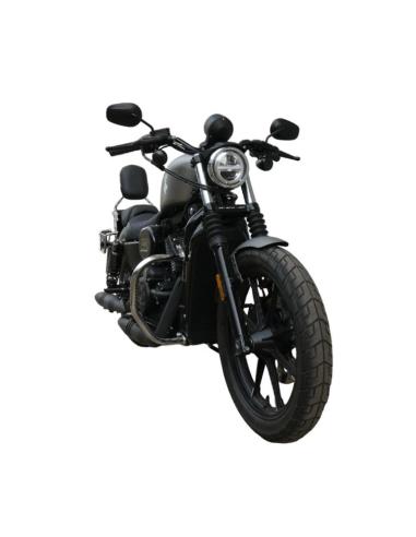 DOSSIER CHROMÉ AVEC PORTE-BAGAGES POUR MOTO MITT 808