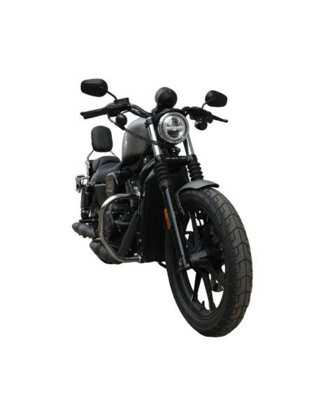 CHROME BACKREST WITH LUGGAGE RACK FOR MITT 808 MOTORCYCLE