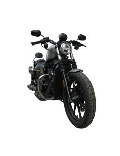 Respaldo Bajo Cromo Con Parrilla Portaequipajes Para Moto Mitt 808 2