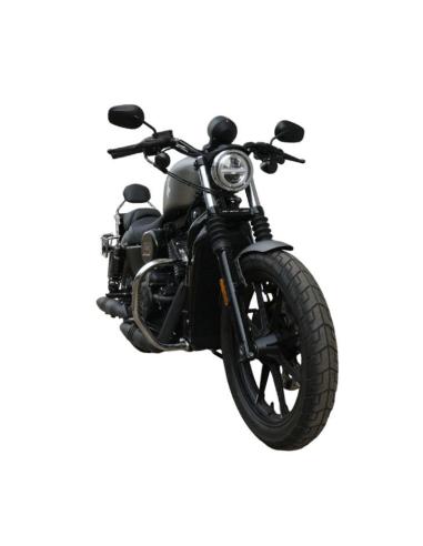 Comprar Respaldo Bajo Cromo Con Parrilla Portaequipajes Para Moto Mitt 808 a precio de oferta