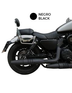 Dossier Bas Noir Sans Porte-Bagages Pour Moto Mitt 808