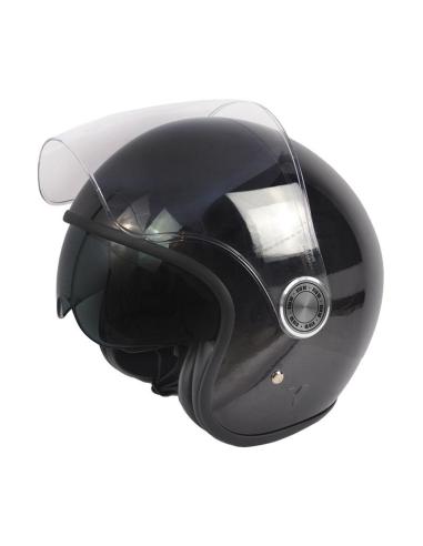 Acquista Casco Jet The City Nero Lucido Con Schermo E Visiera Solare By City a prezzo scontato