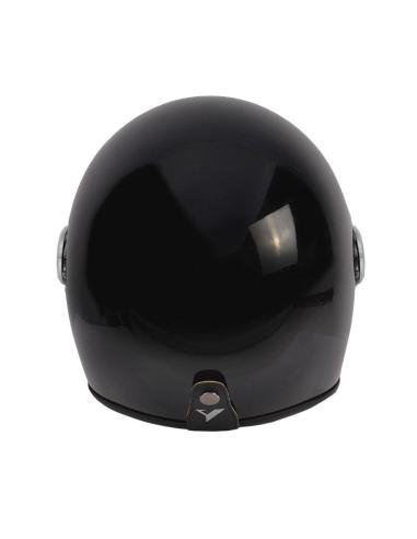 CASQUE JET THE CITY NOIR BRILLANT AVEC PARE-SOLEIL ET PARE-SOLEIL PAR LA VILLE
