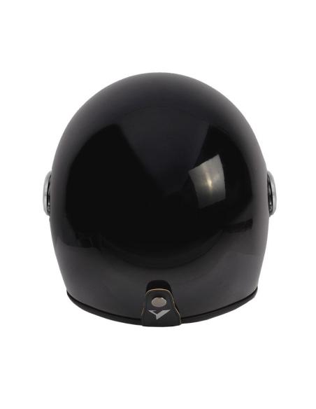 JET HELMET THE CITY BLACK GLOSS WITH SUN VISOR AND SUN VISOR BY CITY