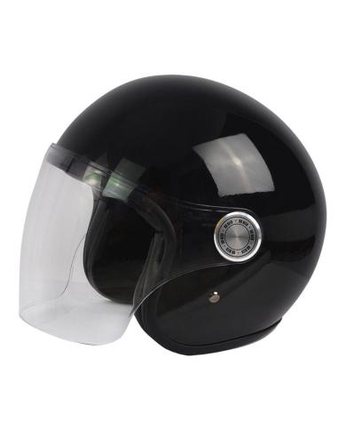 Acquista Casco Jet The City Nero Lucido Con Schermo E Visiera Solare By City a prezzo scontato