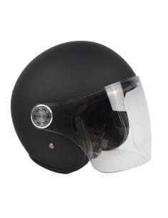 CASQUE JET THE CITY NOIR MAT AVEC PARE-SOLEIL ET PARE-SOLEIL PAR LA VILLE 2