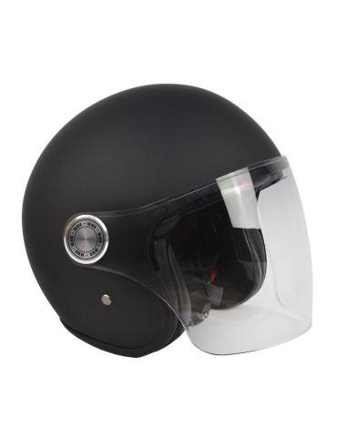 Acquista Casco Jet The City Nero Opaco Con Schermo E Visiera Solare By City a prezzo scontato