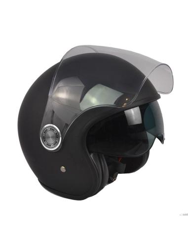 Acquista Casco Jet The City Nero Opaco Con Schermo E Visiera Solare By City a prezzo scontato