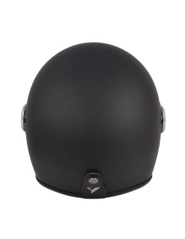 Comprar Casco Jet The City Negro Mate Con Pantalla Y Visor Solar By City a precio de oferta