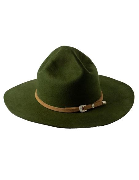 Chapéu de Feltro de Lã Merino da Wiky Pepe Hats – Mountain Campaign