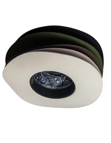 Chapeau en Feutre de Laine Mérinos par Wiky Pepe Hats – Open Crown
