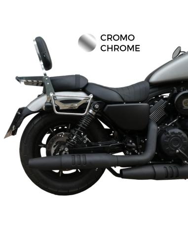 Acquista Schienale Cromato con Portapacchi per Moto Mitt 808 a prezzo scontato