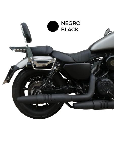 DOSSIER NOIR AVEC PORTE-BAGAGES POUR MOTO MITT 808