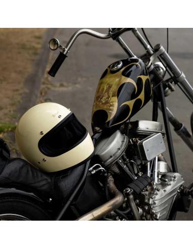 BILTWELL GRINGO HELMET 22.06 VINTAGE WHITE