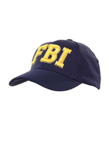 Acquista Cappellino Baseball FBI Blu e Giallo a Prezzo Scontato