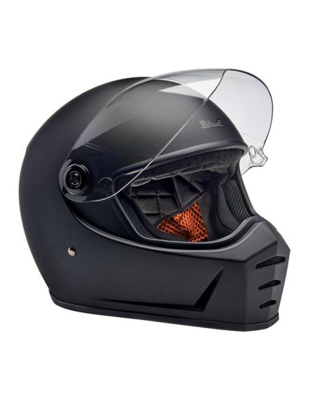 BILTWELL LANE SPLITTER 22.06 FLAT BLACK HELMET