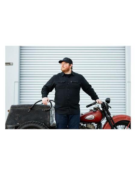Comprar Camisa De Franela Biltwell Hi Test Negra a precio de oferta
