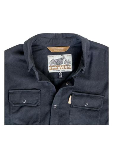 Comprar Camisa De Franela Biltwell Hi Test Negra a precio de oferta